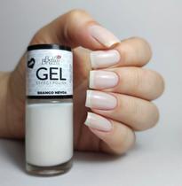 Esmalte Efeito Gel Branco Névoa Bella Brazil 9ml Brilho e Longa Duração Esmalte Efeito Gel Branco Névoa Bella Brazil 9ml Brilho e Longa Duração