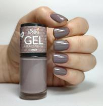 Esmalte Efeito Gel Pop Bella Brazil 9ml Brilho e Longa Duração