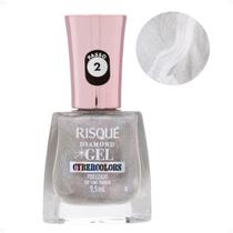 Esmalte Efeito Gel Risqué Diamond Gel Cybercolors 9,5ml