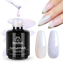 Esmalte em Gel Beetles Pearl - 15ml - Brilho Perolado Branco