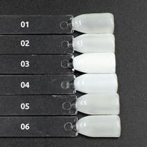 Esmalte em gel branco renda linha white shine d&z para unhas blindagem