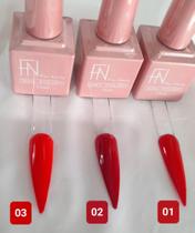 Esmalte Em Gel Coleção Vermelho - Fan Nails 15ML