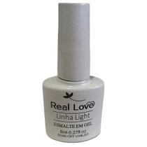 Esmalte em gel francesinha real love renda perolado dourado 06