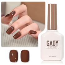 Esmalte em Gel GAOY Brown - 16ml - Secagem UV/LED Esmalte em Gel GAOY Brown - 16ml - Secagem UV/LED