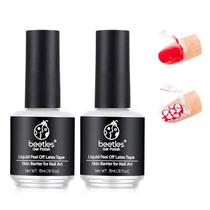Esmalte em Gel Látex Liquid Beetles - 2 Frascos de 15ml (Branco) - Para Unhas Esmalte em Gel Látex Liquid Beetles - 2 Frascos de 15ml (Branco) - Para Unhas