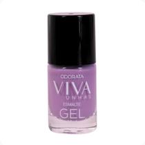 Esmalte Em Gel Lavanda Névoa Lilás Cremoso Não Precisa Cabine Secagem Rápida Hipoalergênico Viva Unhas ODORATA REF 2430