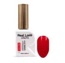 Esmalte em gel linha pro 10ml camada unica cor 35 real love