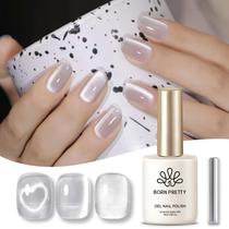 Esmalte em gel magnético Born Pretty Moonlight White 15 ml