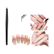 Esmalte Em Gel Magnético Para Unhas Francesas Com Efeito Olho De Gato Em Formato De Coração E Linha