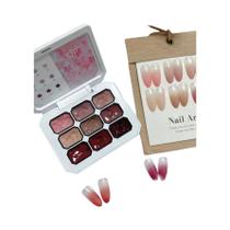 Esmalte Em Gel Nude Pink 9 Cores De Alta Saturação Semi-Sólido Para Unhas Esmalte Em Gel Nude Pink 9 Cores De Alta Saturação Semi-Sólido Para Unhas