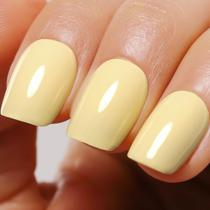 Esmalte em Gel Ozzeal Amarelo Manteiga Claro 15ml