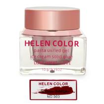Esmalte em gel pastoso vermelho 10ml helen color