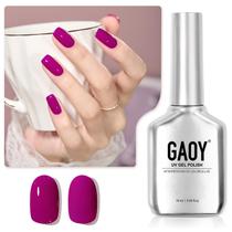 Esmalte em Gel Roxo GAOY - 16ml - Secagem UV/LED Esmalte em Gel Roxo GAOY - 16ml - Secagem UV/LED