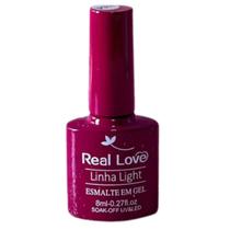 Esmalte em Gel Soak-Off Linha Light 8ml Real Love