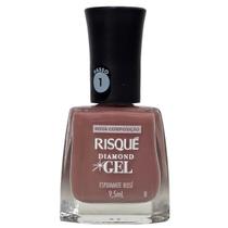 Esmalte Espumante Rosé Diamond Gel Risque 9,5ml Esmalte Espumante Rosé Diamond Gel Risque 9,5ml