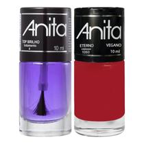 Esmalte Eterno + Top Brilho 10ml Anita Esmalte Eterno + Top Brilho 10ml Anita