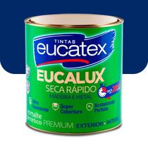 Esmalte Eucalux Seca Rápido Premium Eucatex Azul Del Rey Brilhante 900ml