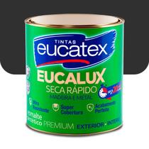 Esmalte Eucalux Seca Rápido Premium Eucatex Grafite Escuro Fosco 900ml