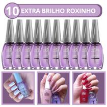 Esmalte Extra Brilho Colorama Roxinho Intensificador de Cor Atacado Manicure