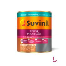 Esmalte Fosco Cor e Proteção Para Madeira e Metal Branco 900ml - Suvenil