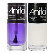 Esmalte Francesinha + Top Brilho 10ml Anita