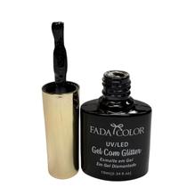 Esmalte Gel Glitter Laranja Fada Color 40 10ml