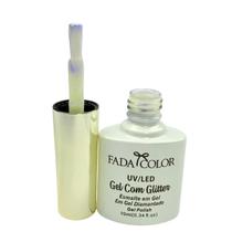 Esmalte Gel Glitter Profissional Cor43 Fada Color 10ml