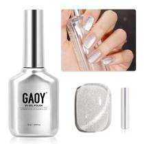 Esmalte Gel Magnético Cat Eye GAOY 16ml - 1138 Silver Esmalte Gel Magnético Cat Eye GAOY 16ml - 1138 Silver