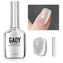 Esmalte Gel Magnético GAOY Glassy Cat Eye - 16ml - Silvery Moonlight