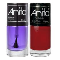 Esmalte Girl Power Coleção Que Babado! + Top Brilho 10ml Anita