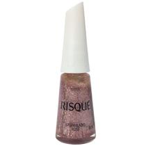 Esmalte Glitter Granulado Rosé Risque 8ml Esmalte Glitter Granulado Rosé Risque 8ml