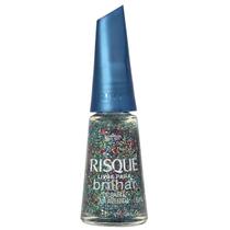 Esmalte Glitter Livre Para Brilhar De Paetê Na Avenida Risque 8ml