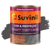 esmalte grafite escuro fosco 0,9l* - suvinil esmalte grafite escuro fosco 0,9l* - suvinil