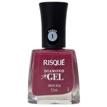Esmalte Hibisco Rosa Diamond Gel Risque 9,5ml