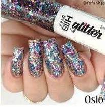 Esmalte Hits 5Free Glitter Oslo 8ml Rápido Envio