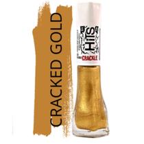 Esmalte Hits CRACKED GOLD Crackle Acabamento Craquelado para Unhas Cheias de Estilo Esmalte Hits CRACKED GOLD Crackle Acabamento Craquelado para Unhas Cheias de Estilo