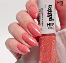 Esmalte Hits Diamante Rosa Eterno - Glitters Reflexivos