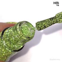 Esmalte Hits Diamante Verde Aurora Glitter 8ml