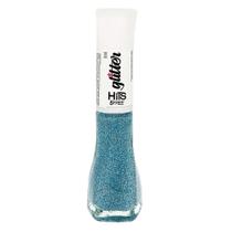 Esmalte Hits Glitter 5Free Cor Diamante Lua Azul 8ml
