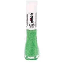 Esmalte Hits Glitter 5Free Cor Diamante Verde Aurora 8ml