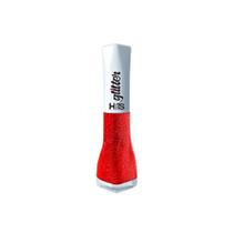 Esmalte Hits Glitter Lisboa Vermelho