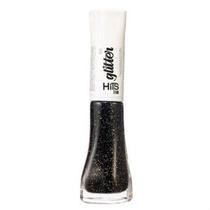 Esmalte Hits Glitter Roma Preto 8mL