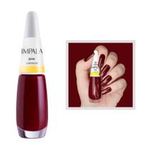 Esmalte Impala Jane Vermelho Intenso Cremoso Longa Duração