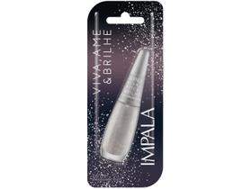 Esmalte Impala Viva, Ame e Brilhe Glitter 3D Brilhe Como Diamante