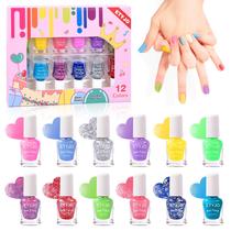 Esmalte Infantil ETYJO 12 Cores Descolável Não Tóxico Esmalte Infantil ETYJO 12 Cores Descolável Não Tóxico