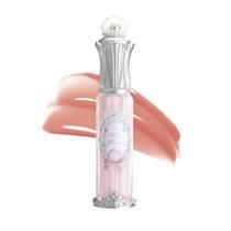 Esmalte labial nutritivo Flower Knows Shell's Jewel tonalidade rosada de damasco, brilho multidimensional, cuidado com óleo labial e brilho, hidratação durante todo o dia, lábios macios e brilhantes, 0,16 fl. oz (P01 Champagne Pearl)