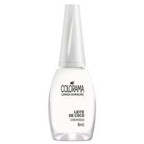 Esmalte Leite de Coco 8ml Colorama Cremoso Branco Secagem Rápida Esmalte Leite de Coco 8ml Colorama Cremoso Branco Secagem Rápida