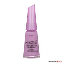 Esmalte Lilás Risqué Bridgerton Paixão (Des)Mascarada Cintilante Blister 8ml
