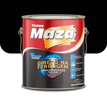 Esmalte Maza Direto Na Ferrugem Preto Chassis 900ml
