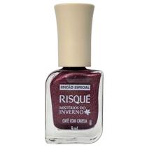 Esmalte Metálico Mistérios do Inverno Café com Canela Risque 9ml Esmalte Metálico Mistérios do Inverno Café com Canela Risque 9ml